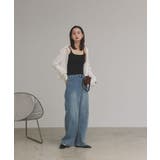 【2025AW新作】裏起毛カップ付きリブキャミソール | ad thie | 詳細画像9 