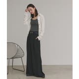 【2025AW新作】カップ付きリブキャミソール | ad thie | 詳細画像16 