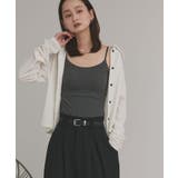 【2025AW新作】カップ付きリブキャミソール | ad thie | 詳細画像17 