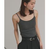 【2025AW新作】カップ付きリブキャミソール | ad thie | 詳細画像20 