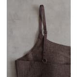 【2025AW新作】カップ付きリブキャミソール | ad thie | 詳細画像30 