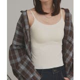 【2025AW新作】カップ付きリブキャミソール | ad thie | 詳細画像5 