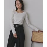 【2025AW新作】起毛クルーネックインナーカットソー | ad thie | 詳細画像6