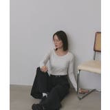 【2025AW新作】起毛クルーネックインナーカットソー | ad thie | 詳細画像7