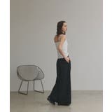 裏起毛レース切り替えキャミソール | ad thie | 詳細画像3 