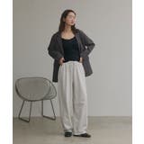 裏起毛レース切り替えキャミソール | ad thie | 詳細画像8 