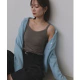 裏起毛カップ付きキャミソール | ad thie | 詳細画像12 