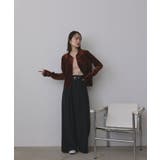 裏起毛カップ付きキャミソール | ad thie | 詳細画像16 