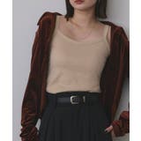 裏起毛カップ付きキャミソール | ad thie | 詳細画像21 