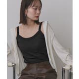 裏起毛カップ付きキャミソール | ad thie | 詳細画像6 