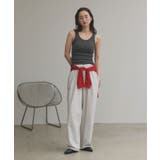 裏起毛リブタンクトップ | ad thie | 詳細画像10 