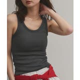 裏起毛リブタンクトップ | ad thie | 詳細画像13 