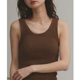 裏起毛リブタンクトップ | ad thie | 詳細画像19 