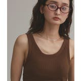 裏起毛リブタンクトップ | ad thie | 詳細画像22 