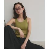 裏起毛リブタンクトップ | ad thie | 詳細画像29 