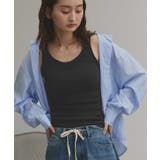 裏起毛リブタンクトップ | ad thie | 詳細画像4 