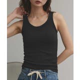 裏起毛リブタンクトップ | ad thie | 詳細画像8 