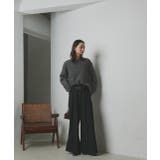 【2025AW新作】アシメヘムスパンコールニットトップス	 | ad thie | 詳細画像12 