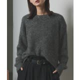 【2025AW新作】アシメヘムスパンコールニットトップス	 | ad thie | 詳細画像14 