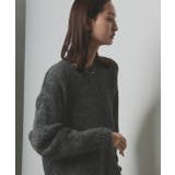 【2025AW新作】アシメヘムスパンコールニットトップス	 | ad thie | 詳細画像17 