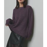 【2025AW新作】アシメヘムスパンコールニットトップス	 | ad thie | 詳細画像39 