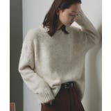 【2025AW新作】アシメヘムスパンコールニットトップス	 | ad thie | 詳細画像8 