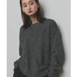 グレー | 【2025AW新作】アシメヘムスパンコールニットトップス	 | ad thie