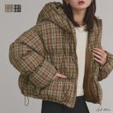 【2025AW新作】チェックダウンジャケット | ad thie | 詳細画像1 