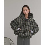 【2025AW新作】チェックダウンジャケット | ad thie | 詳細画像10 