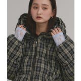 【2025AW新作】チェックダウンジャケット | ad thie | 詳細画像11 