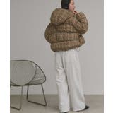 【2025AW新作】チェックダウンジャケット | ad thie | 詳細画像17 