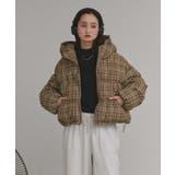 【2025AW新作】チェックダウンジャケット | ad thie | 詳細画像19 