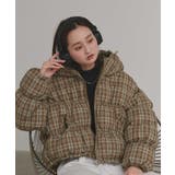 【2025AW新作】チェックダウンジャケット | ad thie | 詳細画像23 