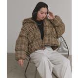 【2025AW新作】チェックダウンジャケット | ad thie | 詳細画像24 