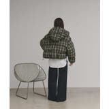 【2025AW新作】チェックダウンジャケット | ad thie | 詳細画像3 