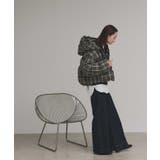 【2025AW新作】チェックダウンジャケット | ad thie | 詳細画像4 