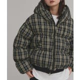 【2025AW新作】チェックダウンジャケット | ad thie | 詳細画像5 