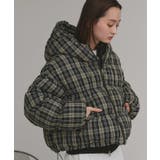 【2025AW新作】チェックダウンジャケット | ad thie | 詳細画像6 