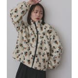 フラワーボアブルゾン | ad thie | 詳細画像16 