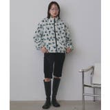 フラワーボアブルゾン | ad thie | 詳細画像18 