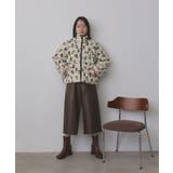 フラワーボアブルゾン | ad thie | 詳細画像2 