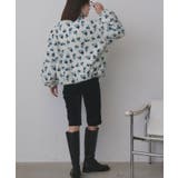 フラワーボアブルゾン | ad thie | 詳細画像20 