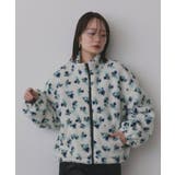 フラワーボアブルゾン | ad thie | 詳細画像21 