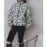 フラワーボアブルゾン | ad thie | 詳細画像22 