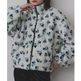 フラワーボアブルゾン | ad thie | 詳細画像24 