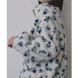 フラワーボアブルゾン | ad thie | 詳細画像25 