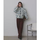 フラワーボアブルゾン | ad thie | 詳細画像27 