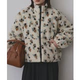 フラワーボアブルゾン | ad thie | 詳細画像5 