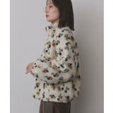 フラワーボアブルゾン | ad thie | 詳細画像7 