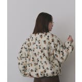 フラワーボアブルゾン | ad thie | 詳細画像8 